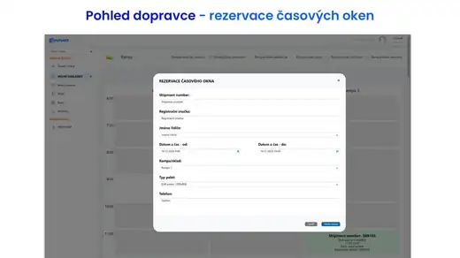 Rezervace časového okna